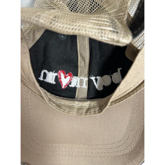 Womans Distressed Look - BOY MOM - Trucker Style Baseball Hat - Picture 10 of 11